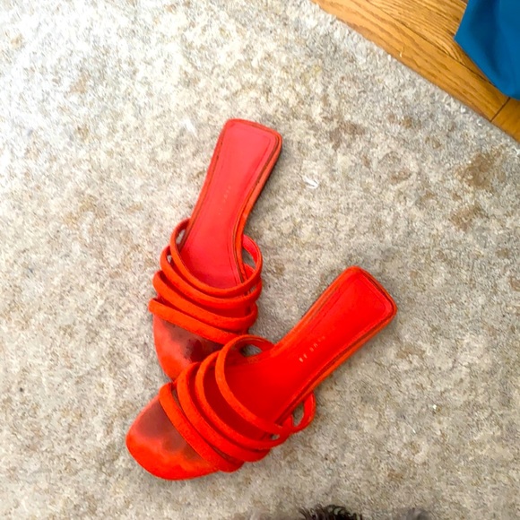 Zara Red Sandals